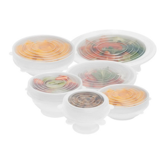 Reusable Silicone Food Wrap (6pc Set)