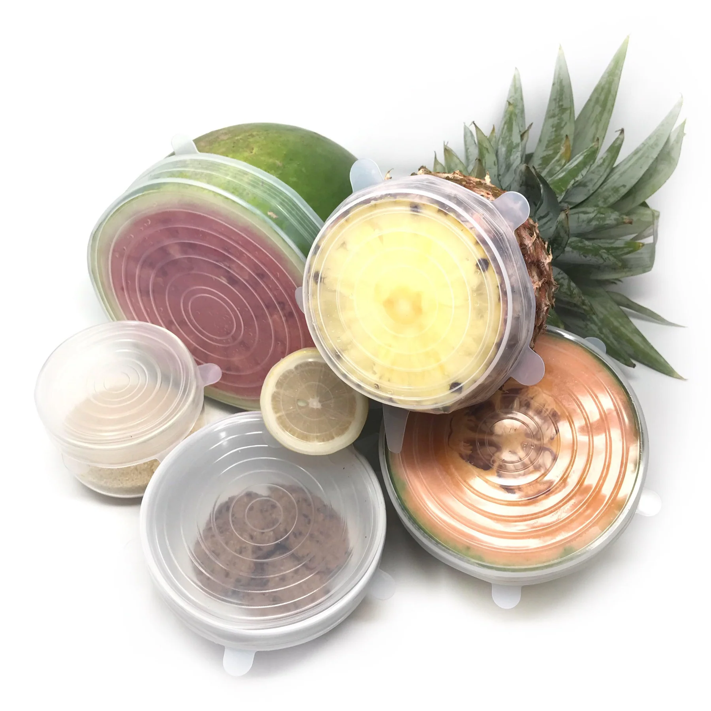 Reusable Silicone Food Wrap (6pc Set)