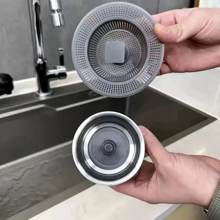 3 in 1 Kitchen Sink Drain Strainer