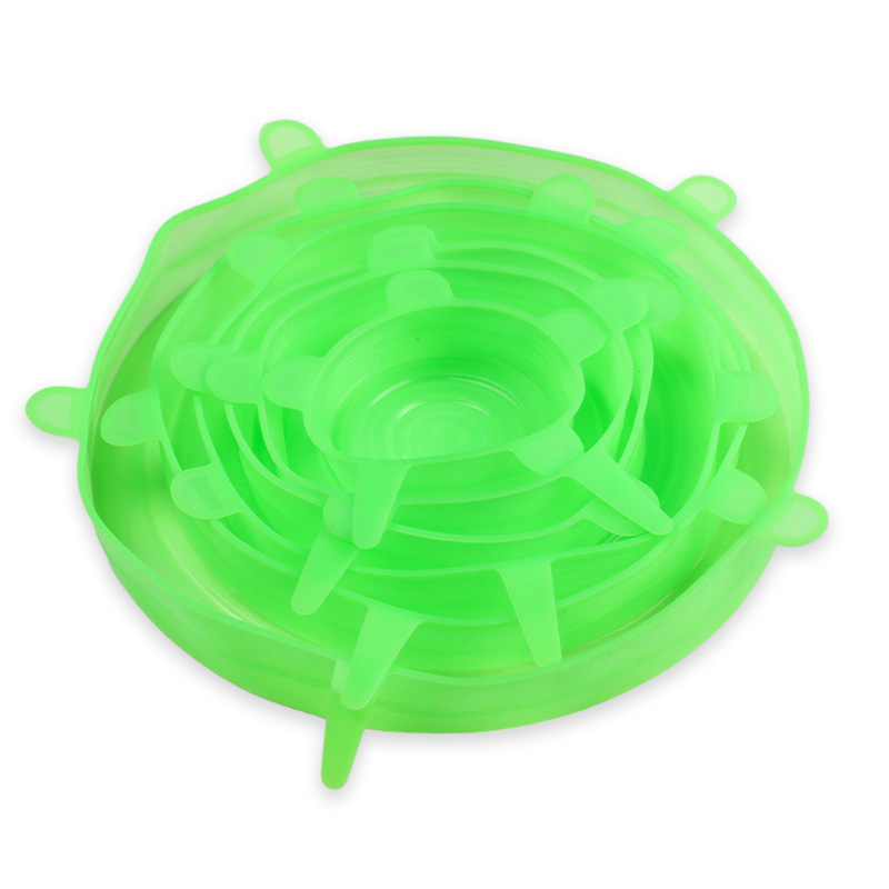 Reusable Silicone Food Wrap (6pc Set)